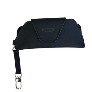 PRESS black eyeglass case with clasp